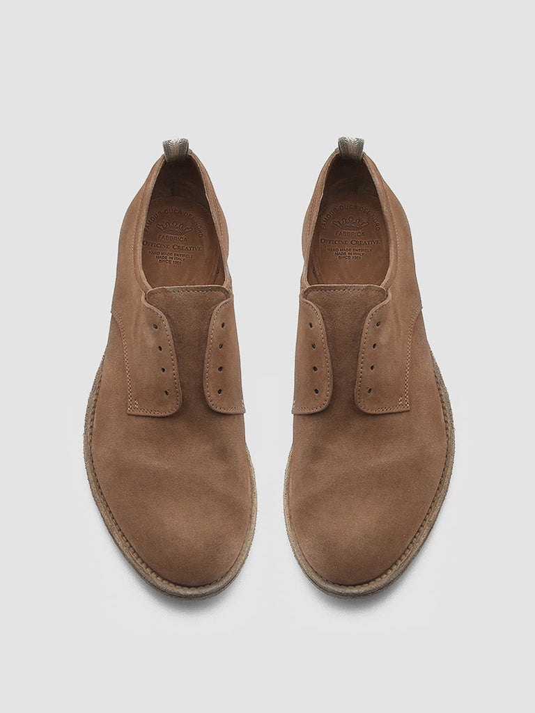 LEXIKON 501 Toasted - Brown Suede Derby shoes