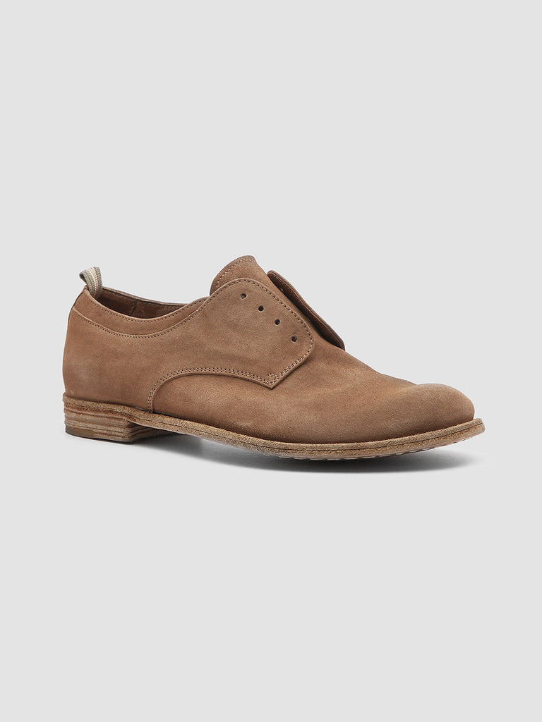 LEXIKON 501 Toasted - Brown Suede derby shoes Women Officine Creative - 3