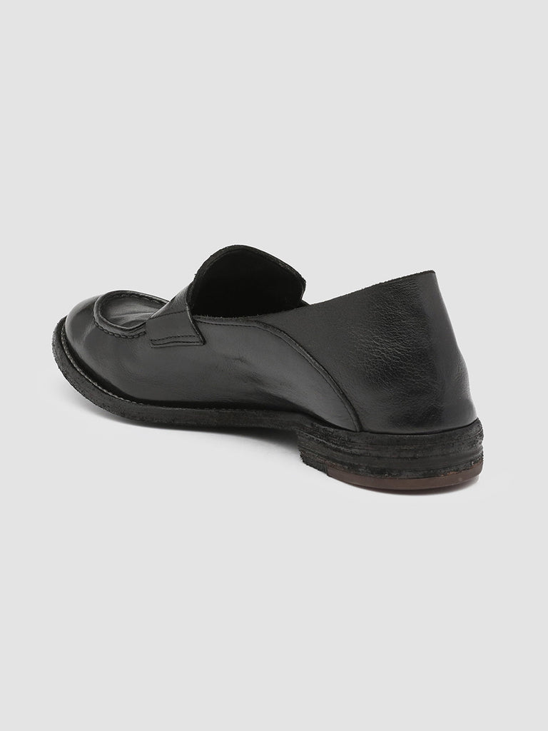 LEXIKON 516 Nero - Black Leather Loafers Women Officine Creative - 4
