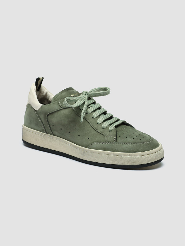 MAGIC 102 - Green Suede and Leather Low Top Sneakers Women Officine Creative - 3