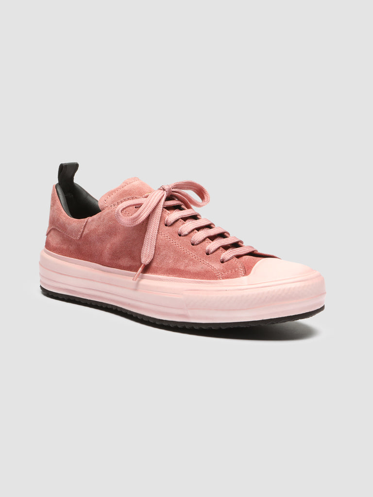MES 105 Faded Rose - Rose Suede Sneakers Women Officine Creative - 3