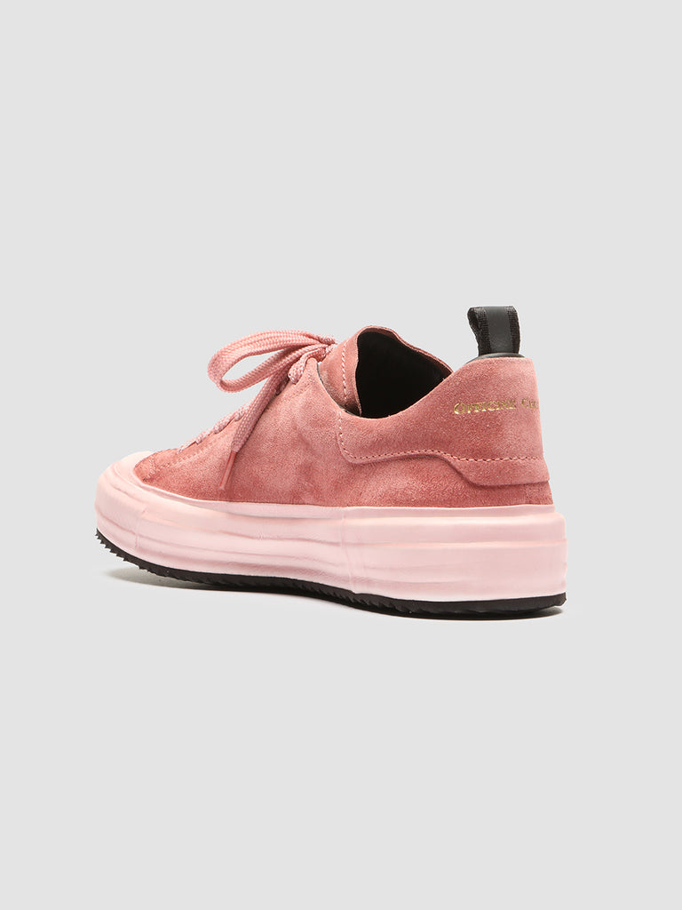 MES 105 Faded Rose - Rose Suede Sneakers Women Officine Creative - 4