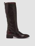 SELINE 013 Ruboff Otto - Burgundy Zipped Leather Boots Women Officine Creative - 1