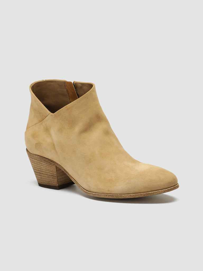 Women's Light Brown Suede Ankle Boots: SHIRLEE 002 – Officine