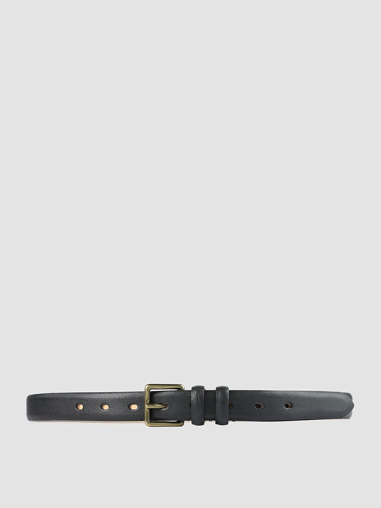 OC STRIP 09 Nero - Black Leather Belt Officine Creative - 1
