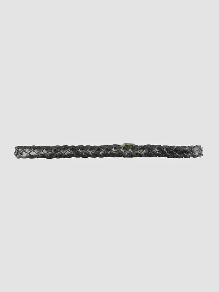 OC STRIP 20 Nero - Black Leather belt Officine Creative - 4