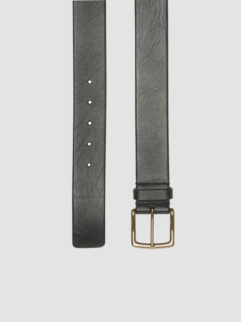 OC STRIP 22 - Black Leather Belt-hover