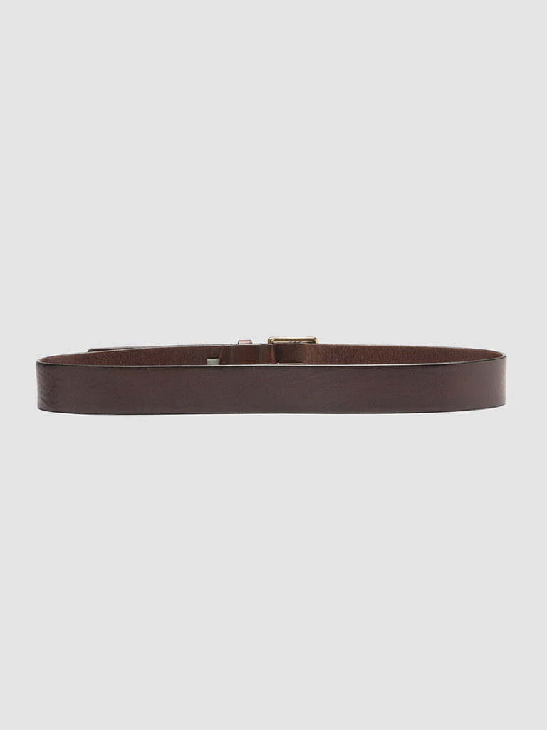 OC STRIP 22 Testa di Moro - Brown Leather belt Officine Creative - 3
