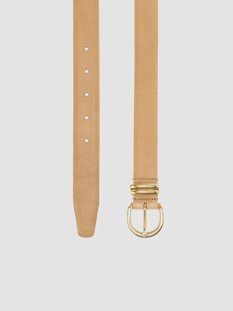OC STRIP 46 - Taupe Leather Belt
