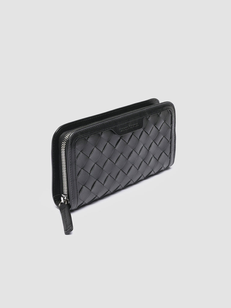 BERGE’ 101 Nero - Black Leather wallet Officine Creative - 4