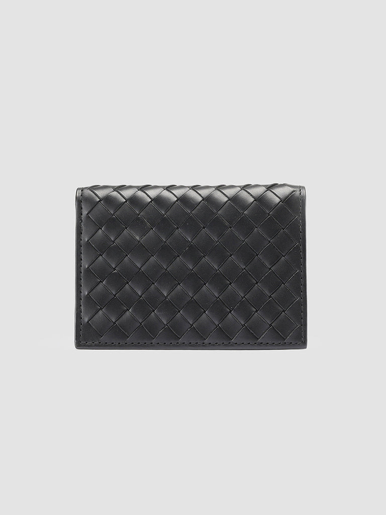 BOUDIN 124 Nero - Black Leather bifold wallet Officine Creative - 2