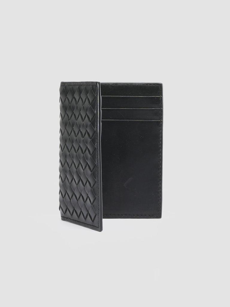BOUDIN 124 Nero - Black Leather bifold wallet Officine Creative - 4