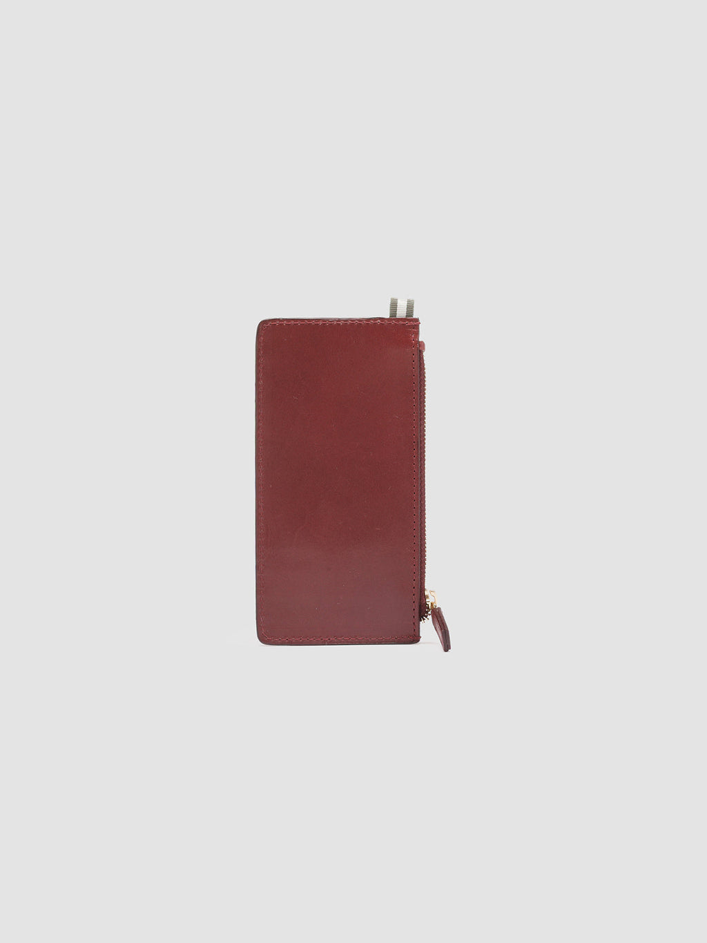 JULIET 03 Burgundy - Burgundy Leather card holder Officine Creative - 2