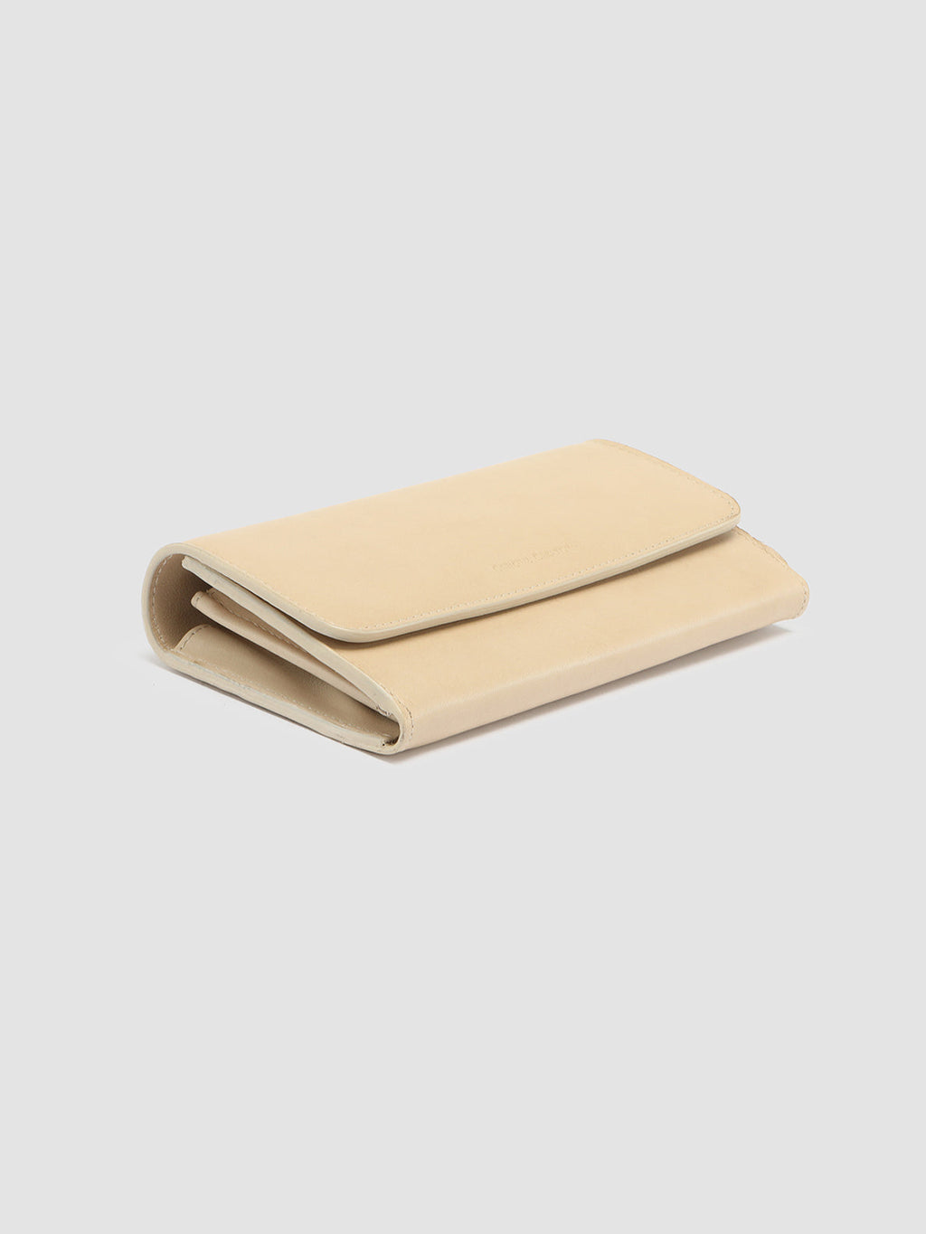 POCHE 09 Oat Milk - Ivory Nappa Leather Wallet Officine Creative - 4