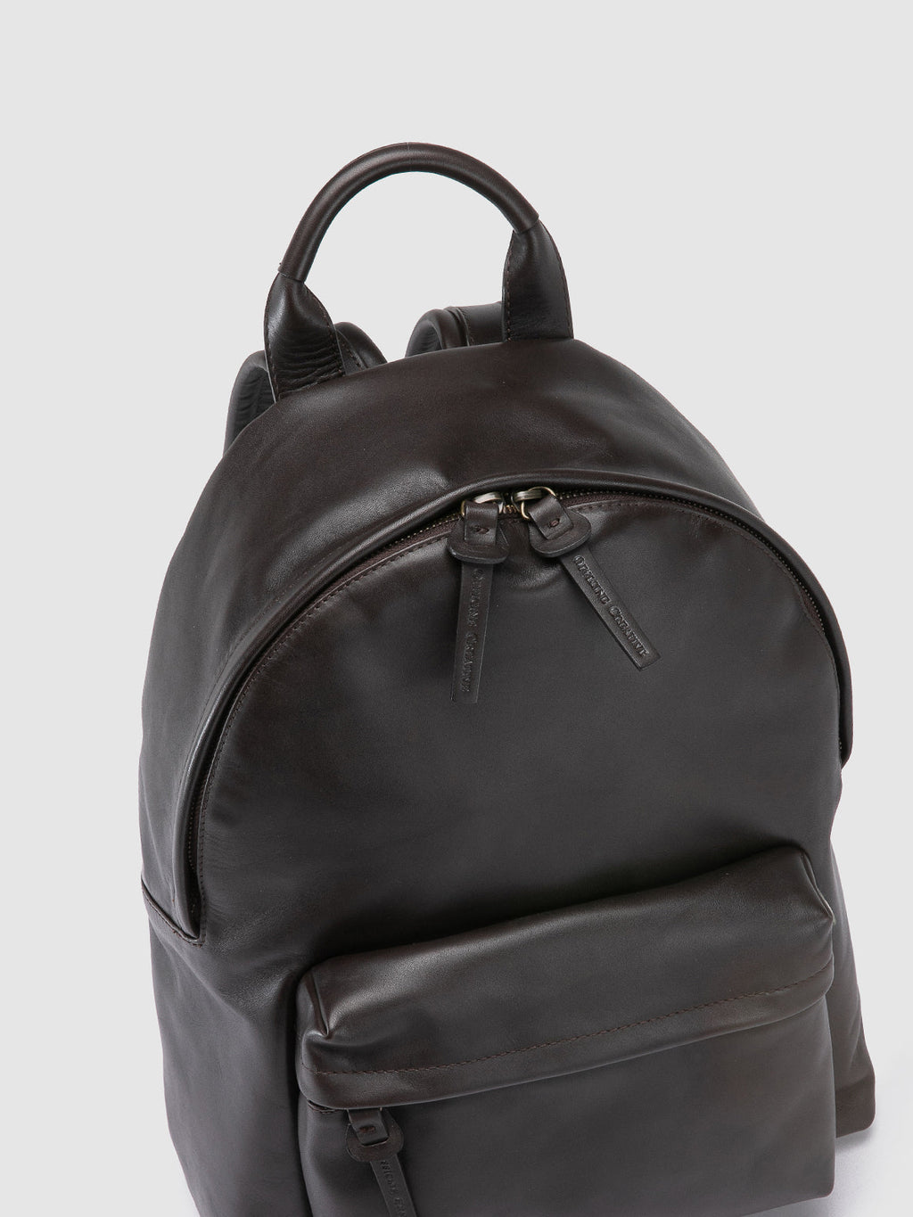 OC PACK/002 - Brown Leather Backpack Men Officine Creative -2