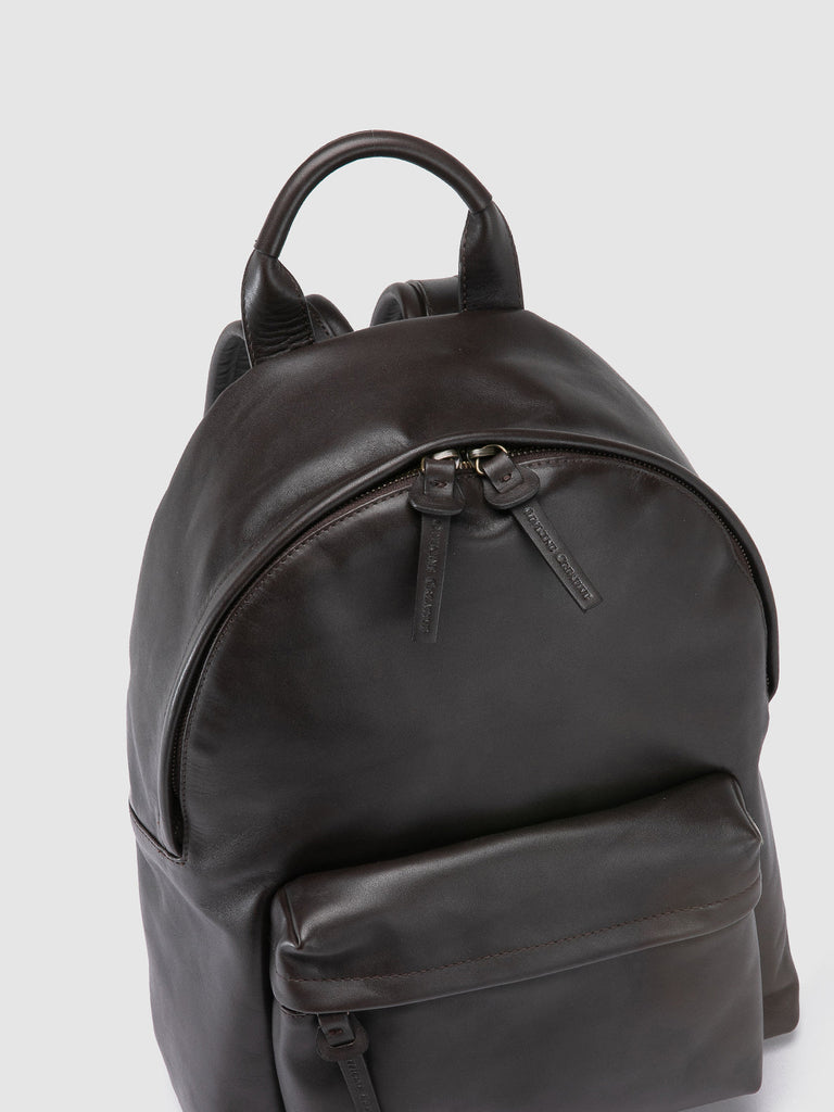 OC PACK/002 - Brown Leather Backpack