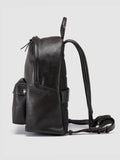 OC PACK/002 - Brown Leather Backpack Men Officine Creative -5