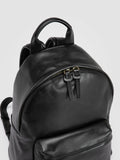 OC PACK/002 - Black Leather Backpack Men Officine Creative -2