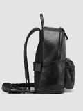 OC PACK/002 - Black Leather Backpack Men Officine Creative -3