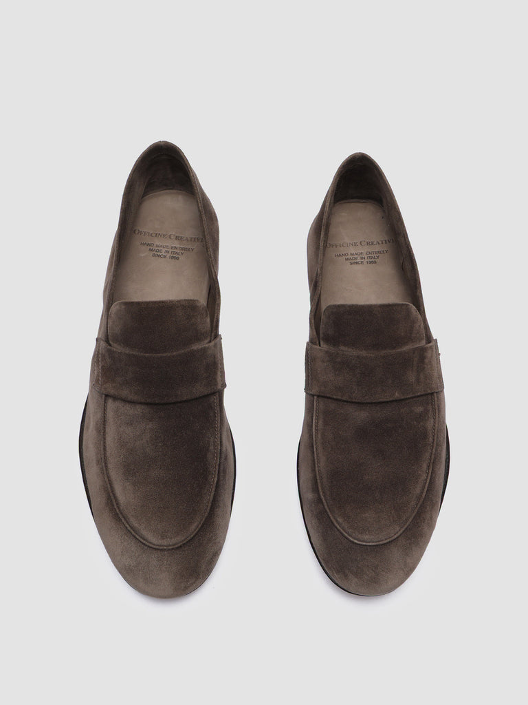 AIRTO 001 Otter - Grey Suede loafers