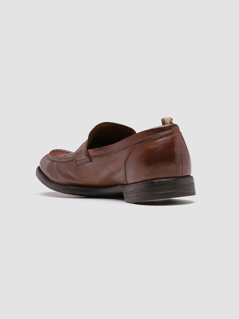 ARC 509 Cigar - Brown Leather Penny Loafers Men Officine Creative - 4