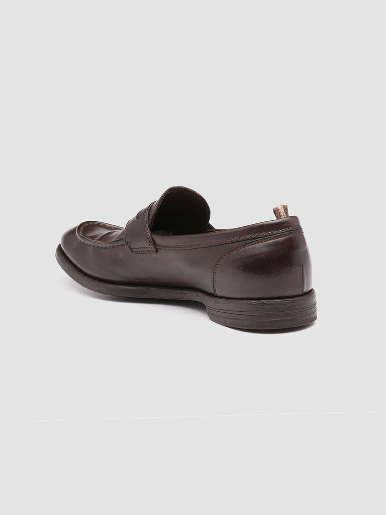 ARC 509 Ebano - Brown Leather Penny Loafers Men Officine Creative - 4