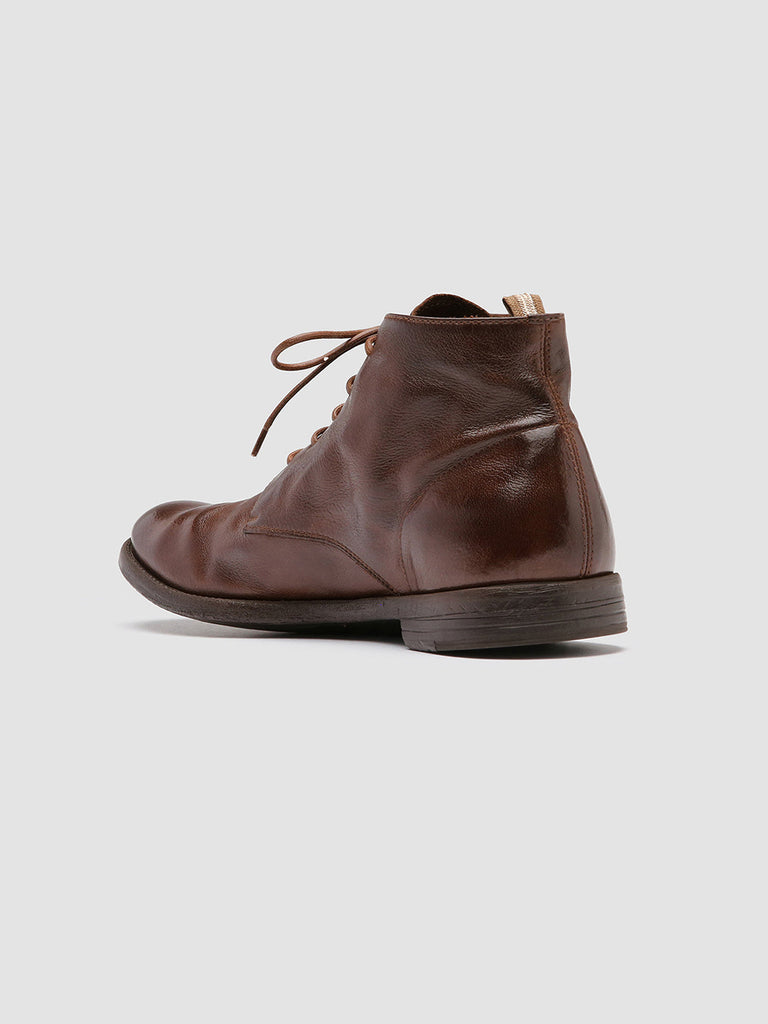 ARC 513 Cigar - Brown Leather Ankle Boots Men Officine Creative - 4