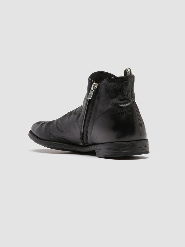 ARC 514 Nero - Black Leather Ankle Boots Men Officine Creative - 4