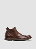 ARC 514 Cigar - Brown Leather Ankle Boots Men Officine Creative - 1