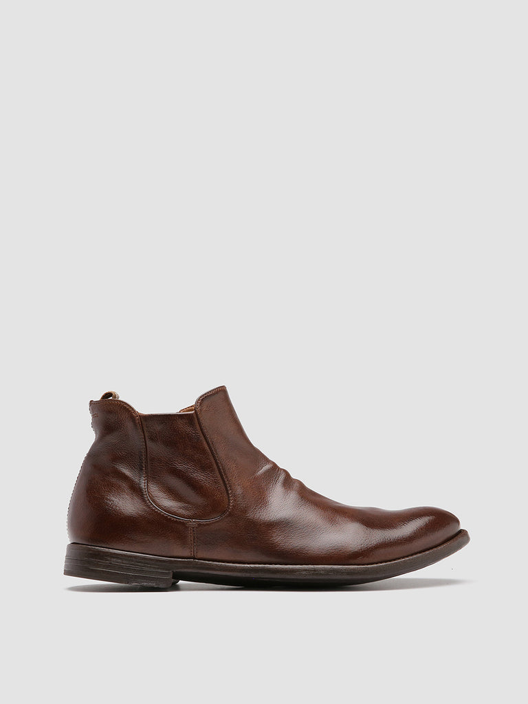 ARC 514 Cigar - Brown Leather Ankle Boots