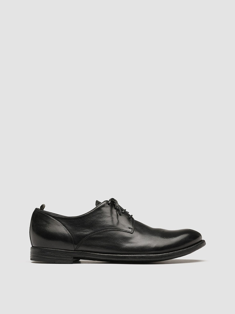 ARC 515 Nero - Black Leather Derby Shoes