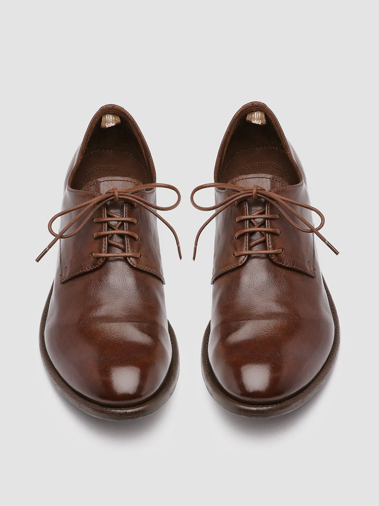 ARC 515 Cigar - Brown Leather Derby Shoes Men Officine Creative - 2