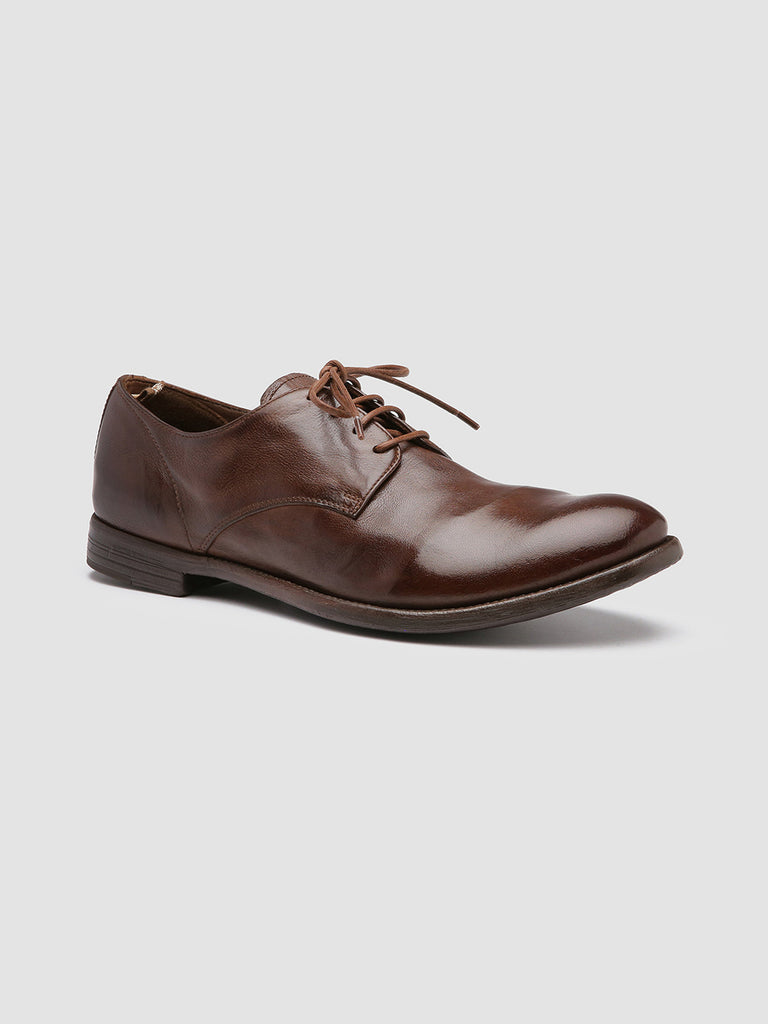 ARC 515 Cigar - Brown Leather Derby Shoes Men Officine Creative - 3