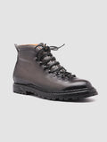 ARTIK 001 Grigio - Grey Leather Hiking Ankle Boots Men Officine Creative - 3