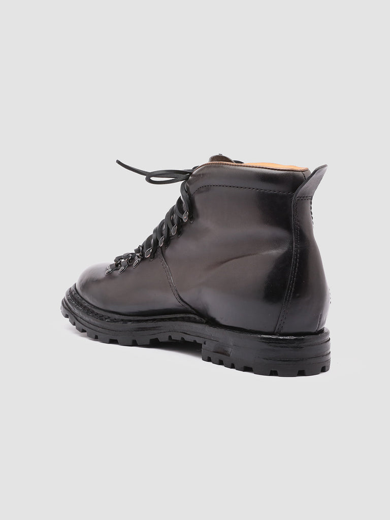 ARTIK 001 Grigio - Grey Leather Hiking Ankle Boots Men Officine Creative - 4
