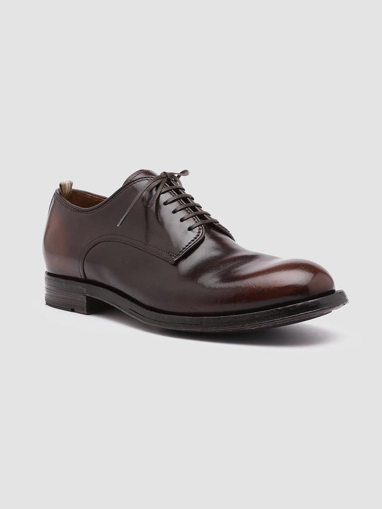 BALANCE 001 Caffe T.Moro - Brown Leather Derby Shoes Men Officine Creative - 3
