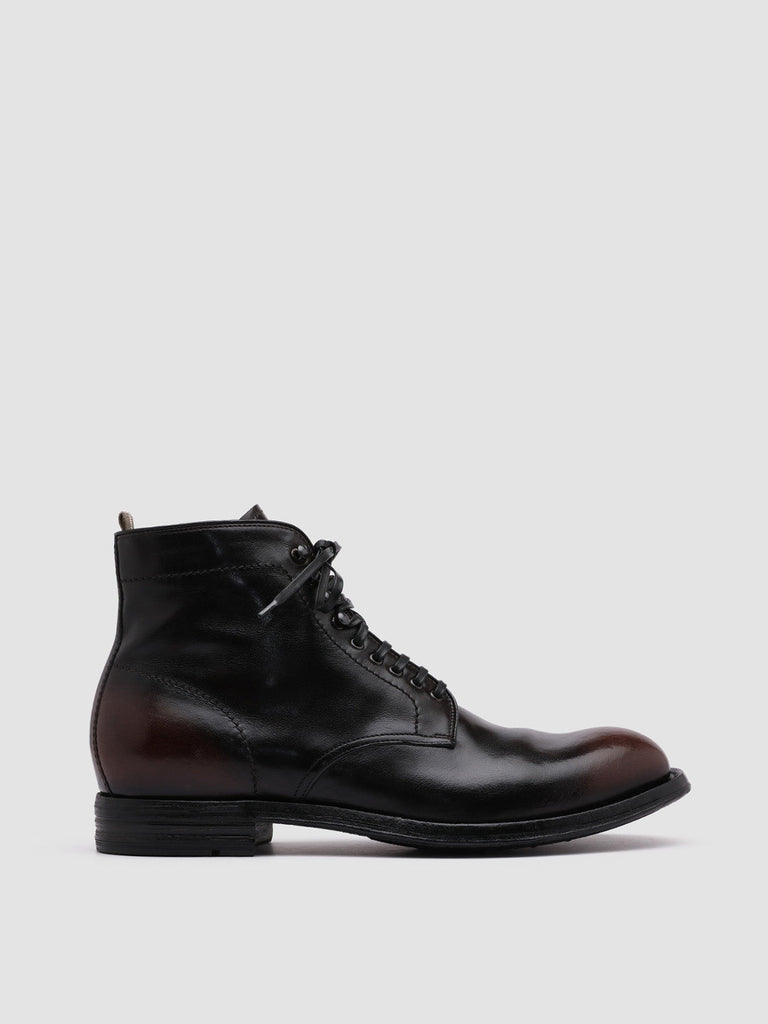 Officine Creative lace-up leather boots - Brown