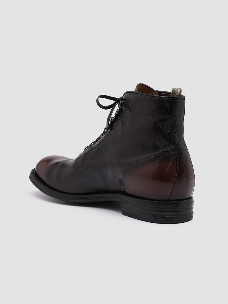BALANCE 003 Caffe Supernero - Brown Leather Ankle Boots Men Officine Creative - 4