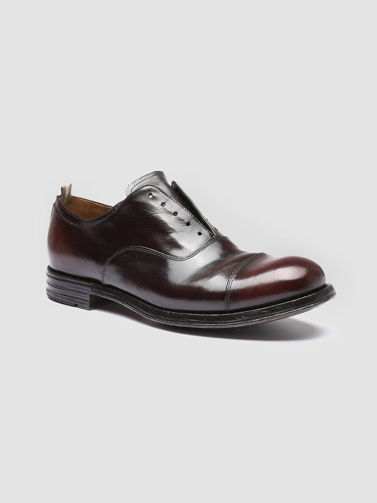 BALANCE 006 Bordo T.Moro - Burgundy Leather Oxford Shoes Men Officine Creative - 3