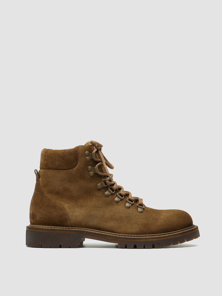 BOSS 003 Birra - Brown Suede Lace Up Boots