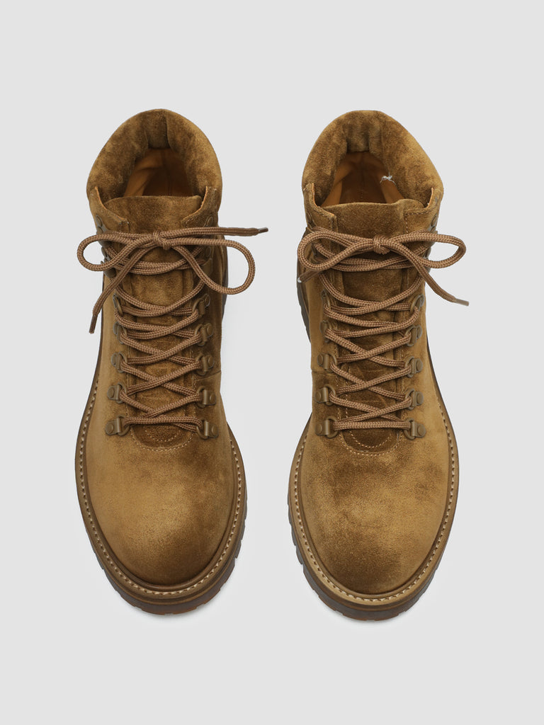 BOSS 003 Birra - Brown Suede Lace Up Boots