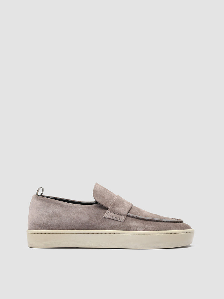 BUG 001 Otter - Grey Suede Penny Loafers