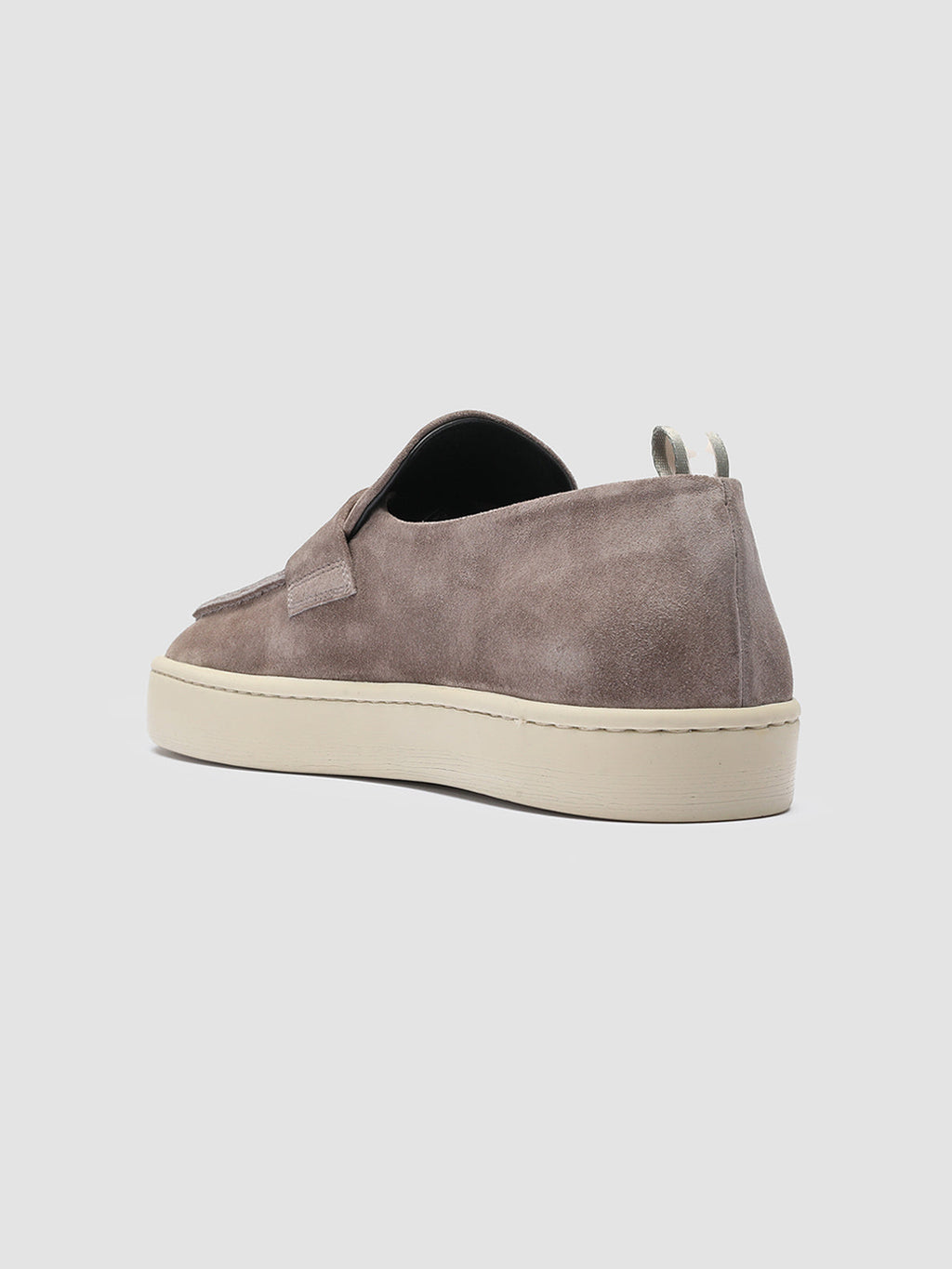 BUG 001 Otter Herbe - Grey Suede Penny Loafers Men Officine Creative - 4