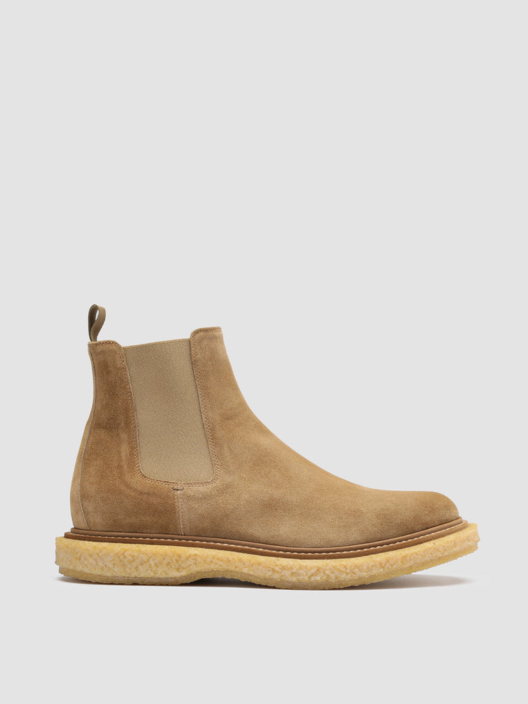 BULLET 002 Alce - Taupe Suede Chelsea Boots