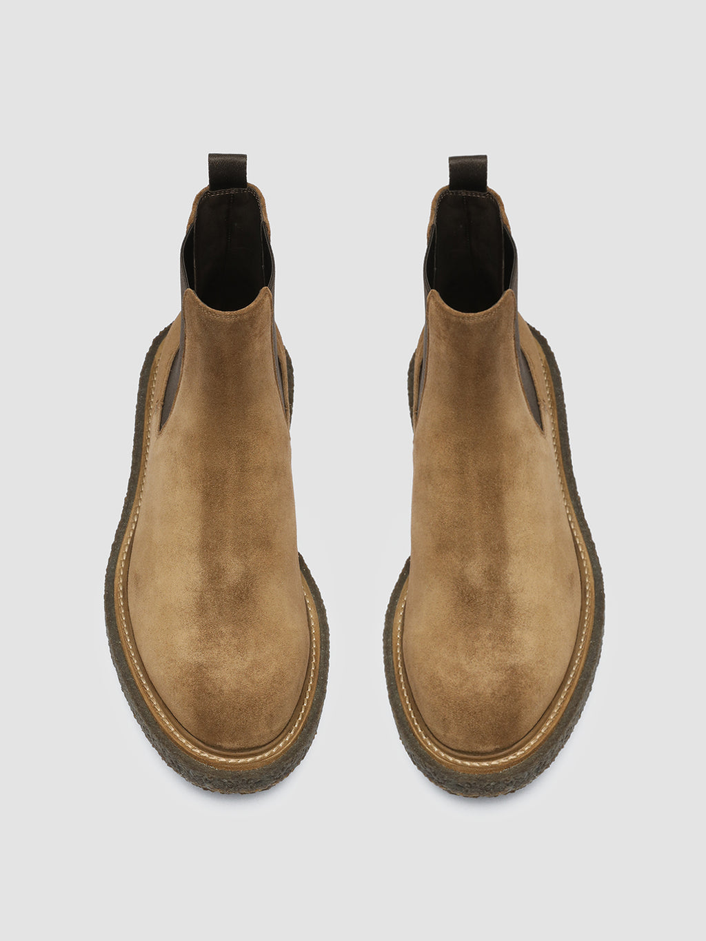 BULLET 002 Castagno - Brown Suede Chelsea Boots Men Officine Creative - 2