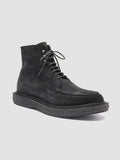 BULLET 008 Nero - Black Suede Ankle Boots Men Officine Creative - 3