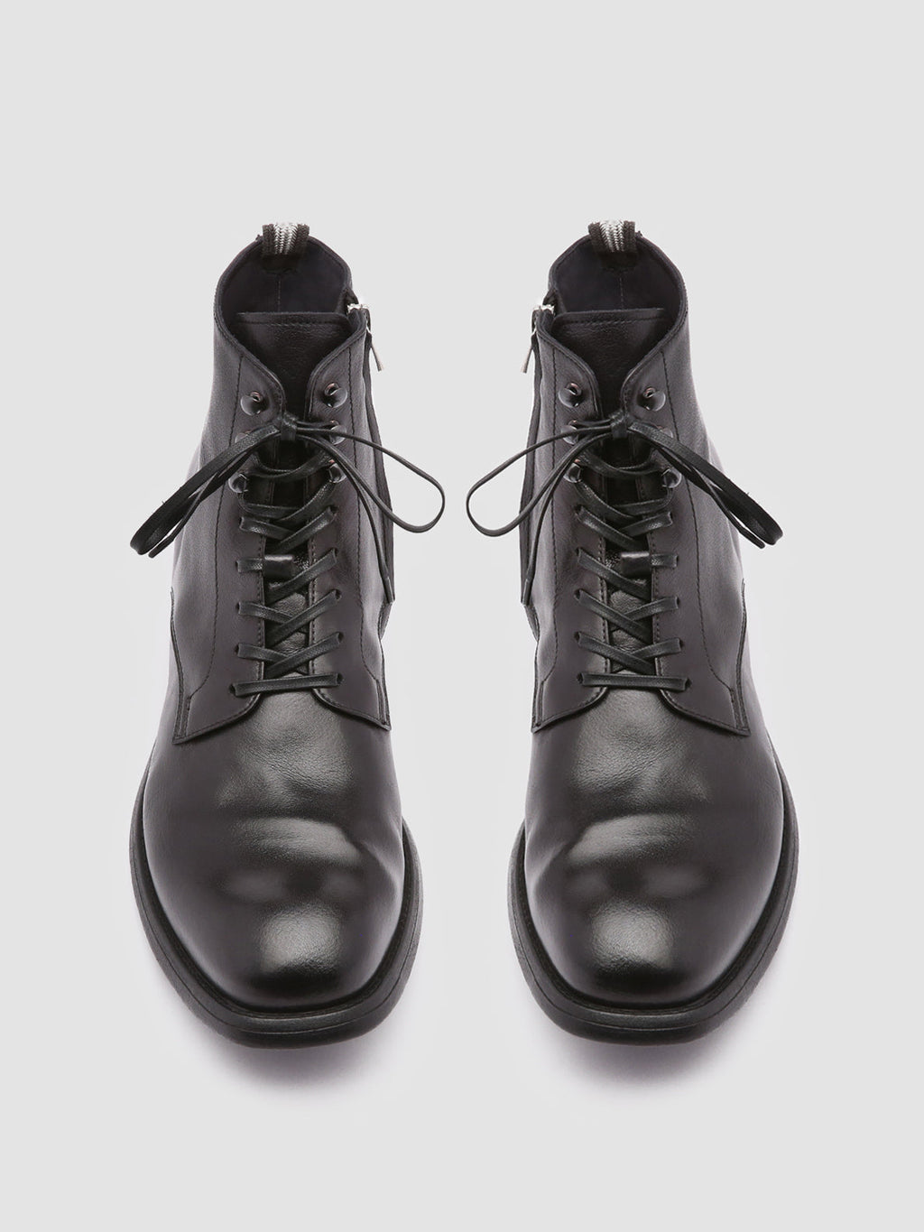 CHRONICLE 004 Nero - Black Leather Ankle Boots Men Officine Creative - 2