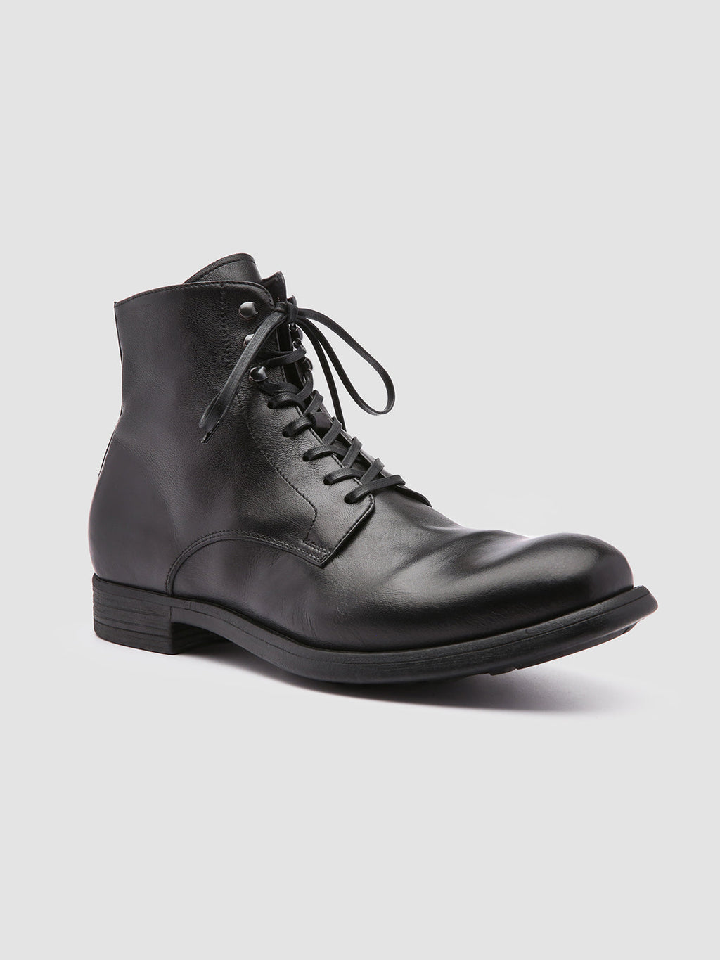 CHRONICLE 004 Nero - Black Leather Ankle Boots Men Officine Creative - 3