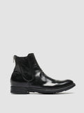 CHRONICLE 059 - Black Leather Zip Boots Men Officine Creative - 1