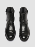 CHRONICLE 059 - Black Leather Zip Boots Men Officine Creative - 2